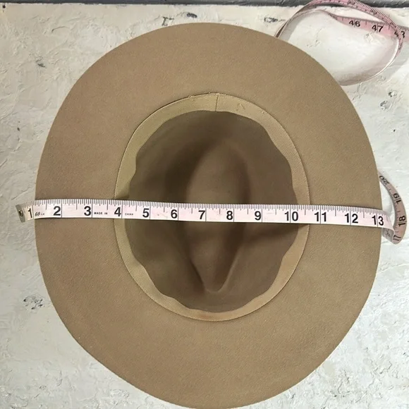 🤍🤍Vintage Wool Fedora Hat with Leather braided band🤍 - Picture 7 of 7